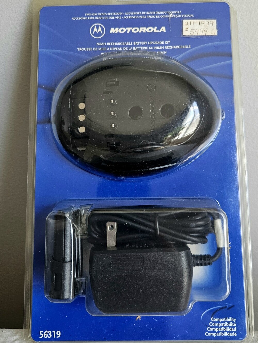 Vintage Motorola Talkabout Battery Upgrade Kit 56319 Charging Dock New NOS